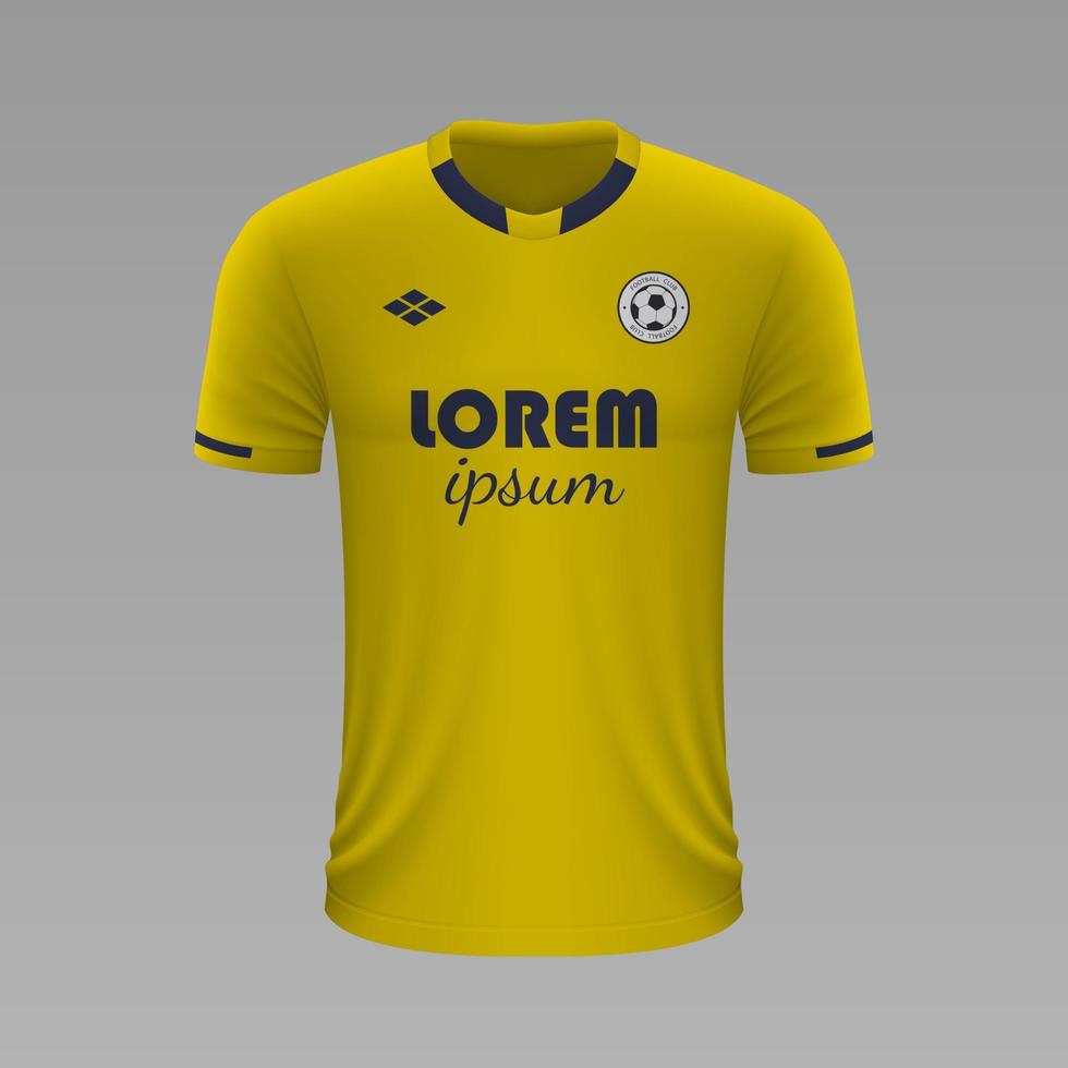 Realistic soccer shirt. Vector illustration