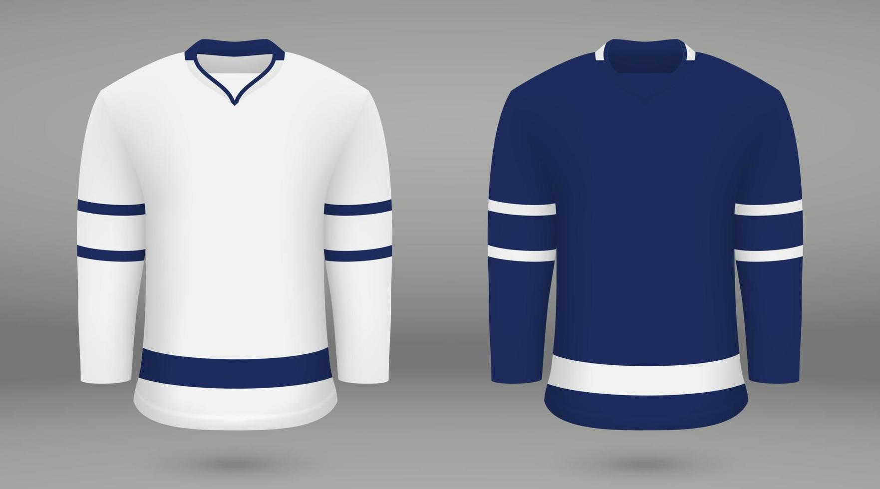 camisa modelo fuerza hockey jersey vector