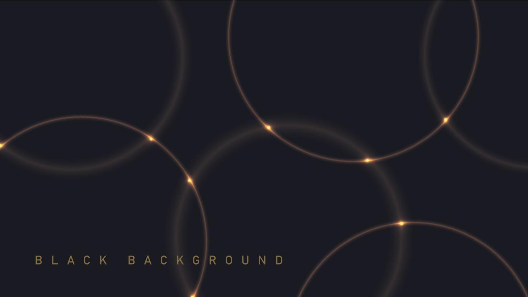 Black luxury background with light elements template for your design vector