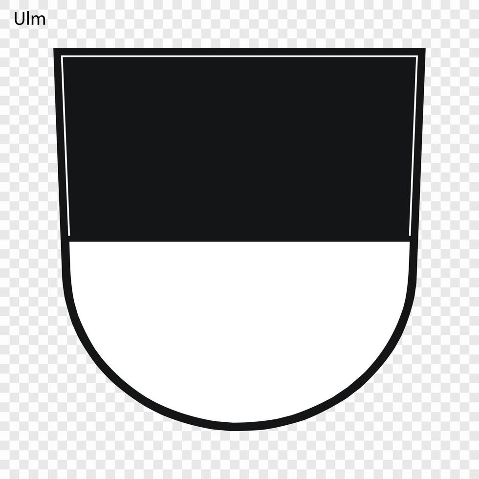 emblema de ciudad de Alemania vector