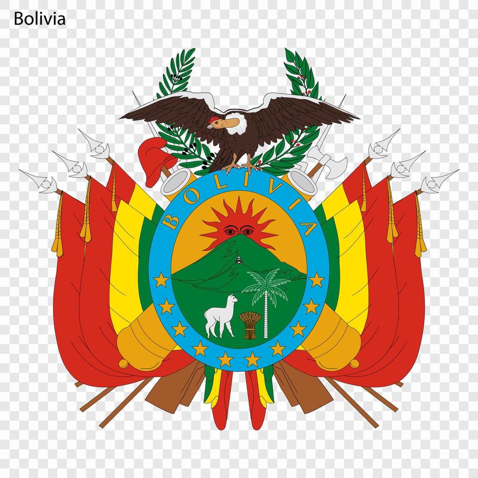 emblema de bolivia vector