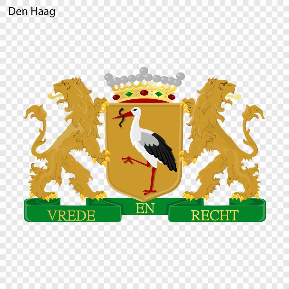 Emblem of The Hague vector