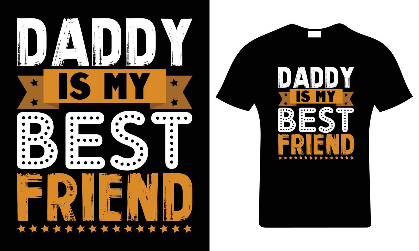 papi es mi mejor amigo. contento del padre día camiseta. papá t camisa vector. paternidad regalo camisa diseño. vector