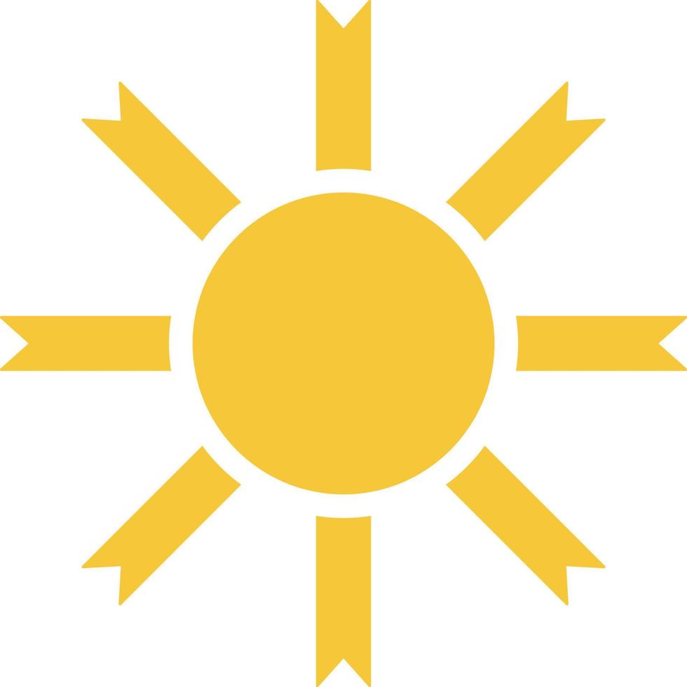 Sun icon - vector. Simple element illustration summer concept. Sun icon - vector. Summer concept vector illustration. on white background