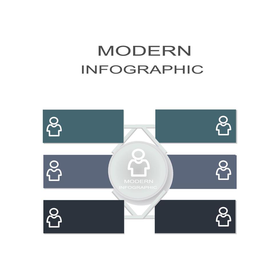 infographic templet with icon suitable for business report vector