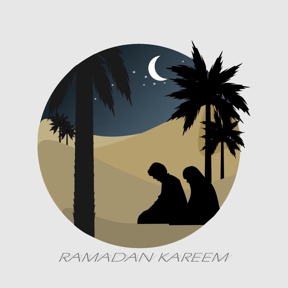 ramadan kareem templet vector