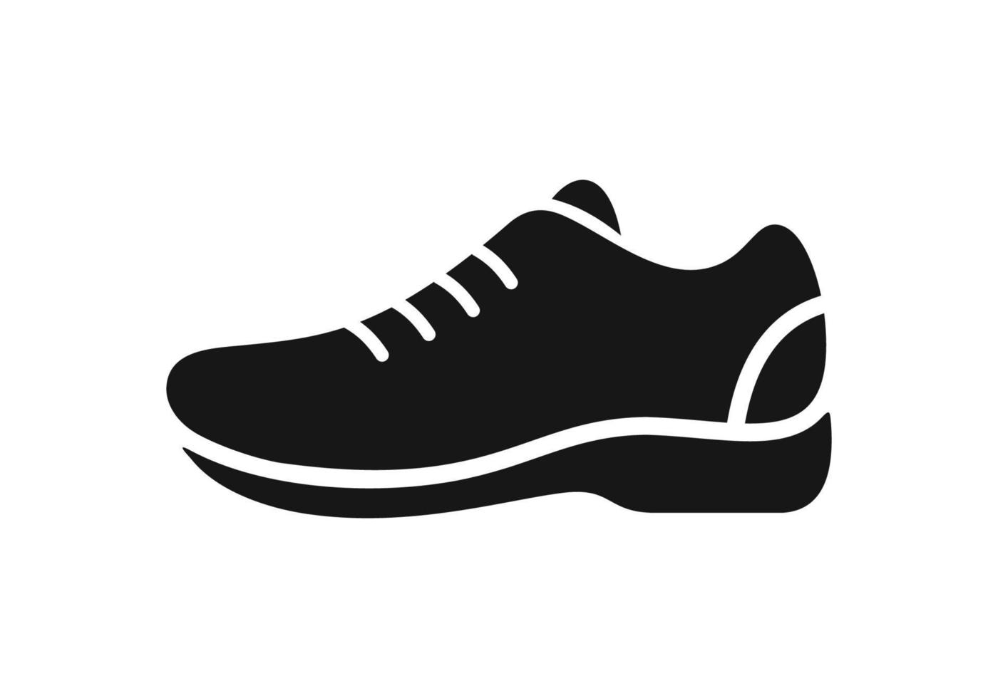 Zapatos icono aislado en blanco antecedentes vector