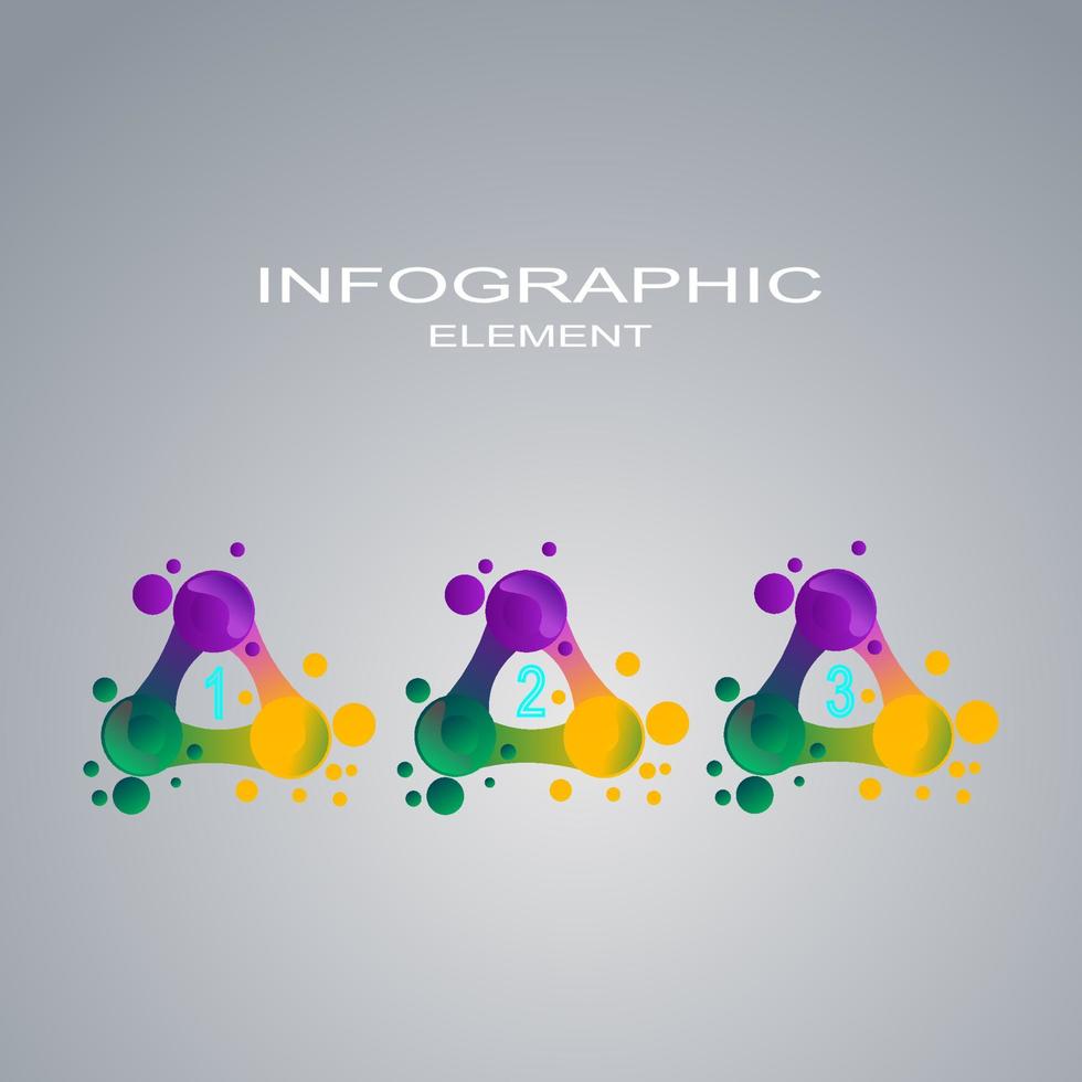 infographic templet with icon suitable for business report vector