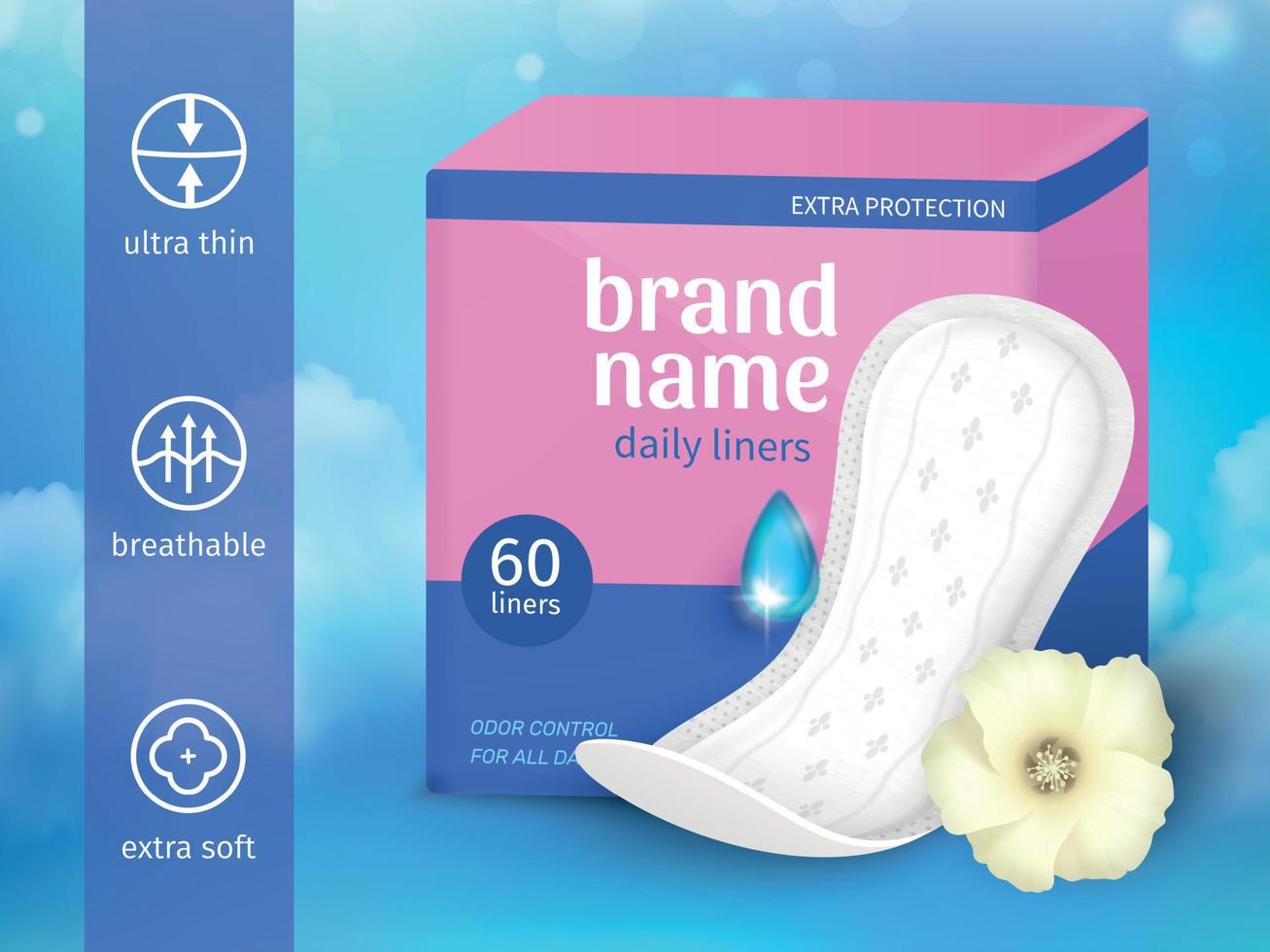 Feminine Hygiene Poster vector