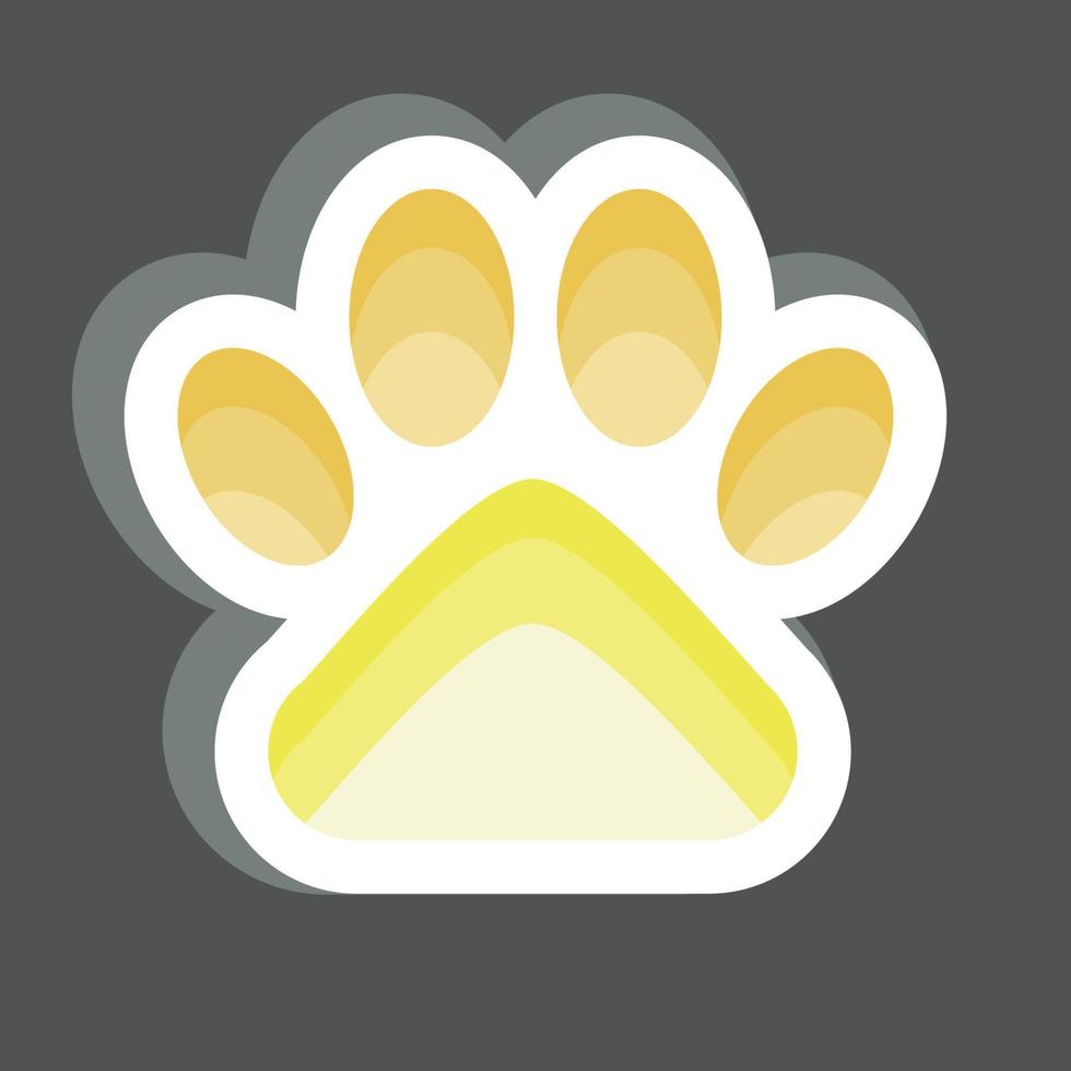 Icon Good For Pets. related to CBD Oil symbol. simple design editable. simple illustration vector