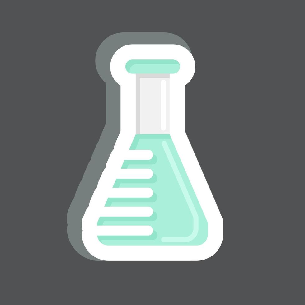 Icon Lab Tested. related to CBD Oil symbol. simple design editable. simple illustration vector