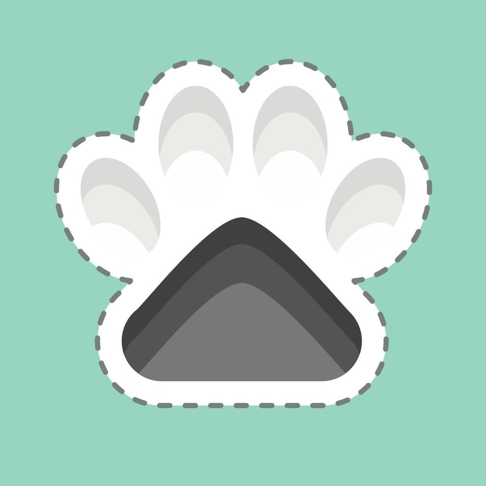 Icon Good For Pets. related to CBD Oil symbol. simple design editable. simple illustration vector