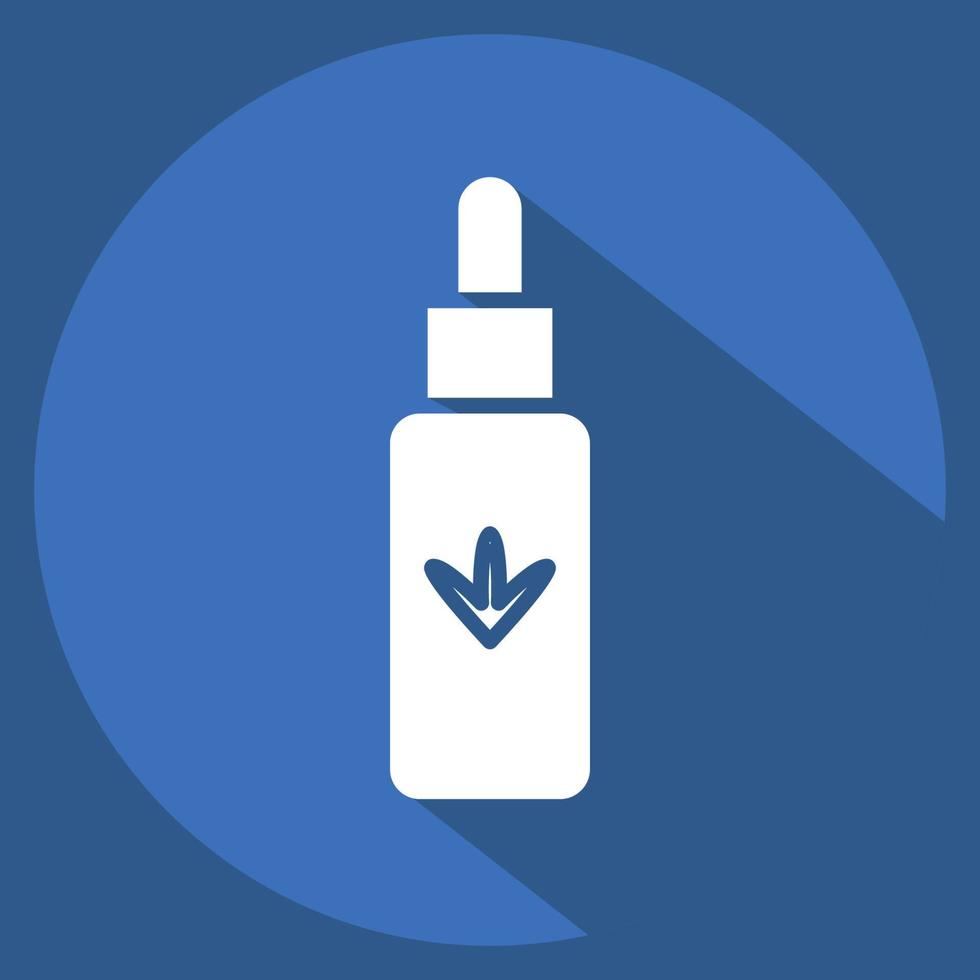 Icon Hemp Oil. related to CBD Oil symbol. simple design editable. simple illustration vector