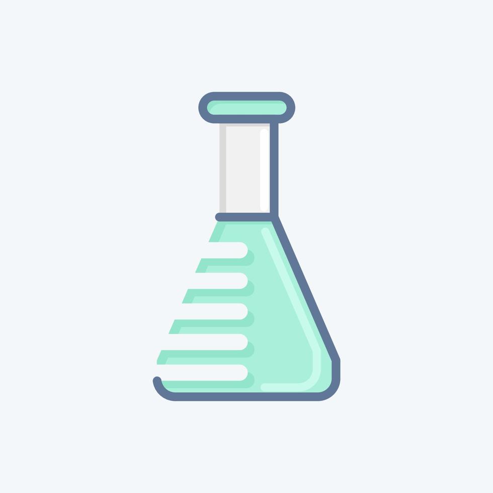 Icon Lab Tested. related to CBD Oil symbol. simple design editable. simple illustration vector