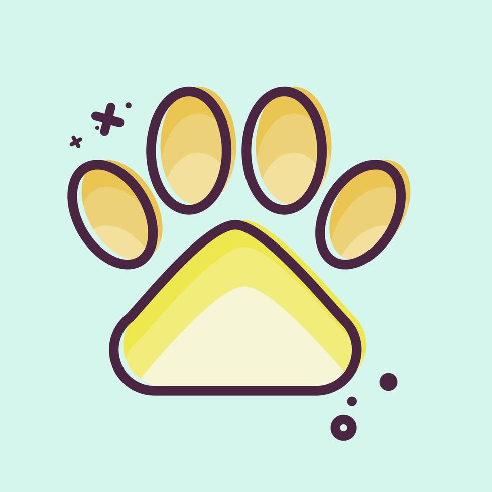 Icon Good For Pets. related to CBD Oil symbol. simple design editable. simple illustration vector