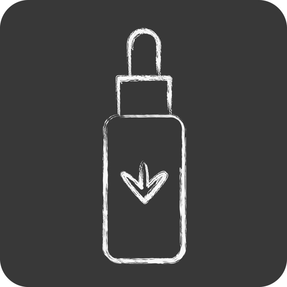 Icon Hemp Oil. related to CBD Oil symbol. simple design editable. simple illustration vector