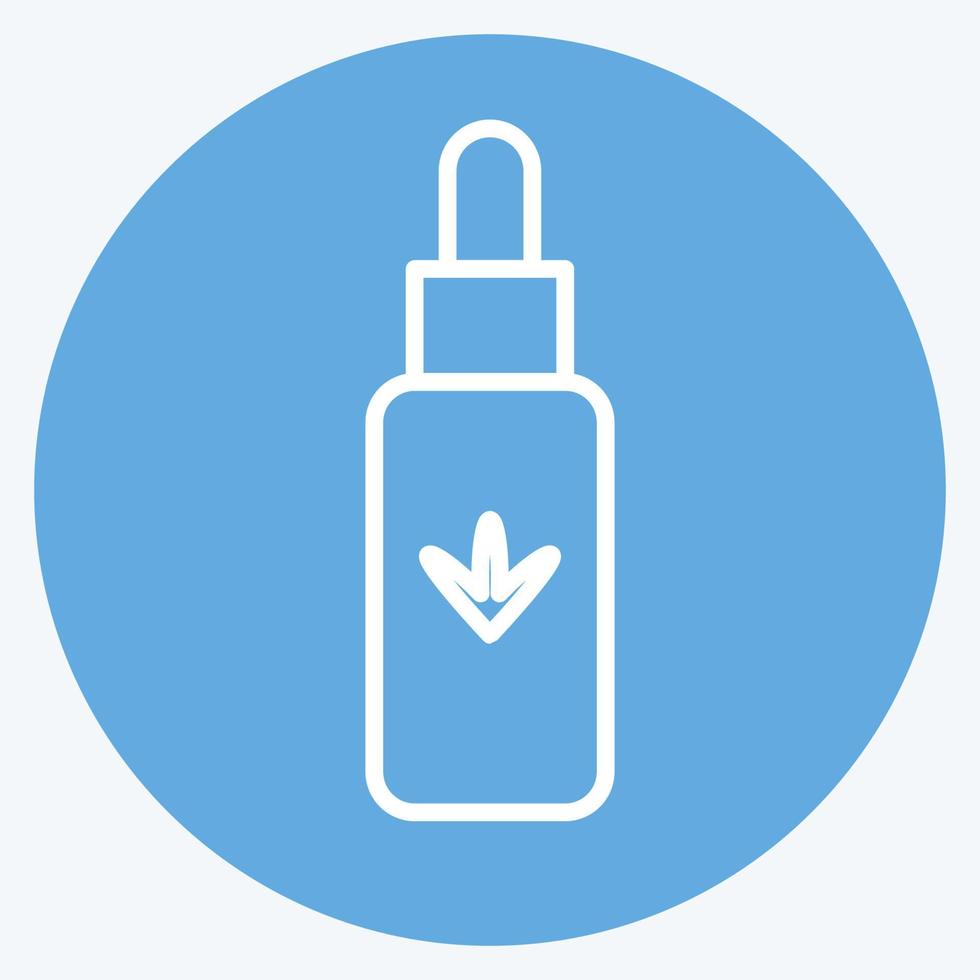 Icon Hemp Oil. related to CBD Oil symbol. simple design editable. simple illustration vector