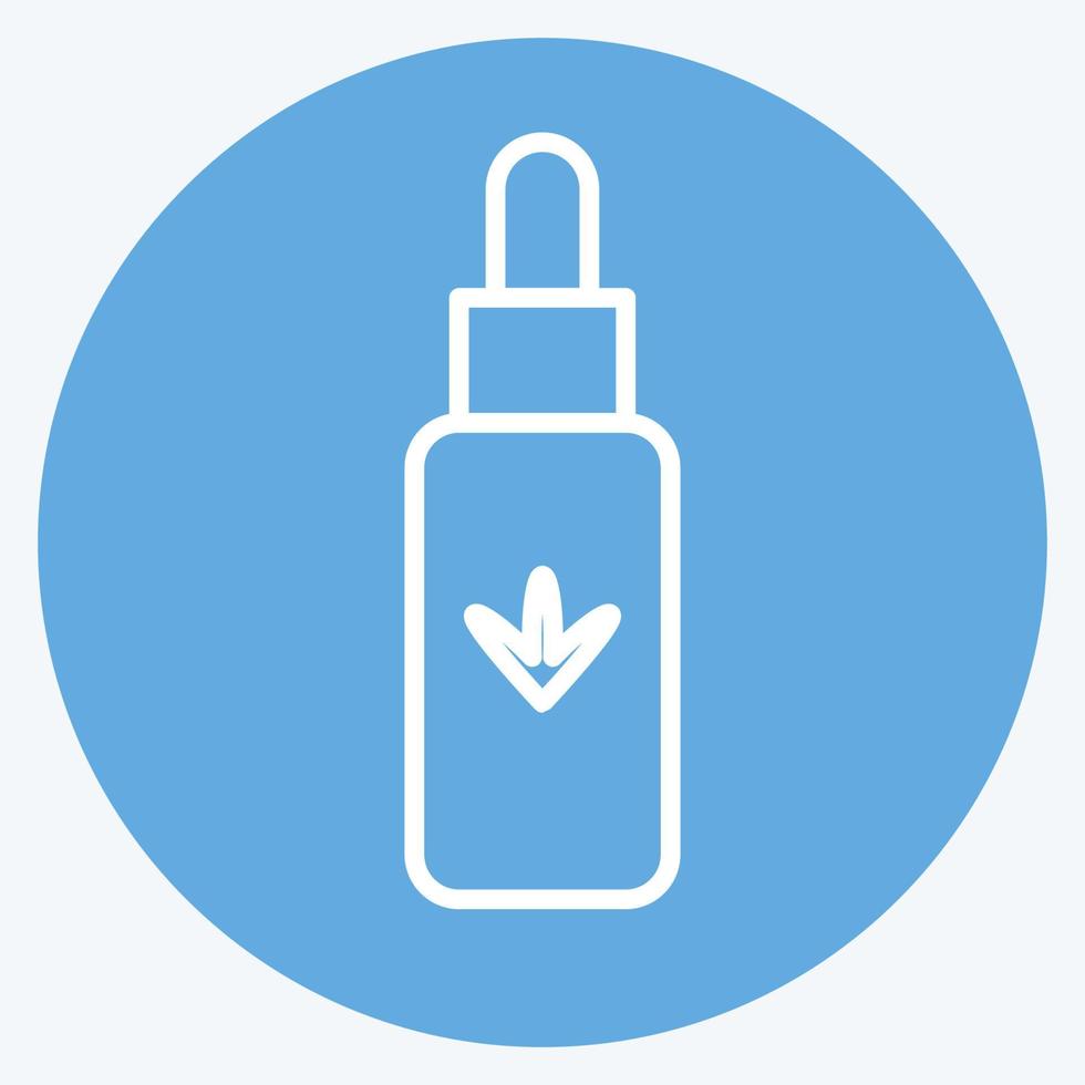 Icon Hemp Oil. related to CBD Oil symbol. simple design editable. simple illustration vector