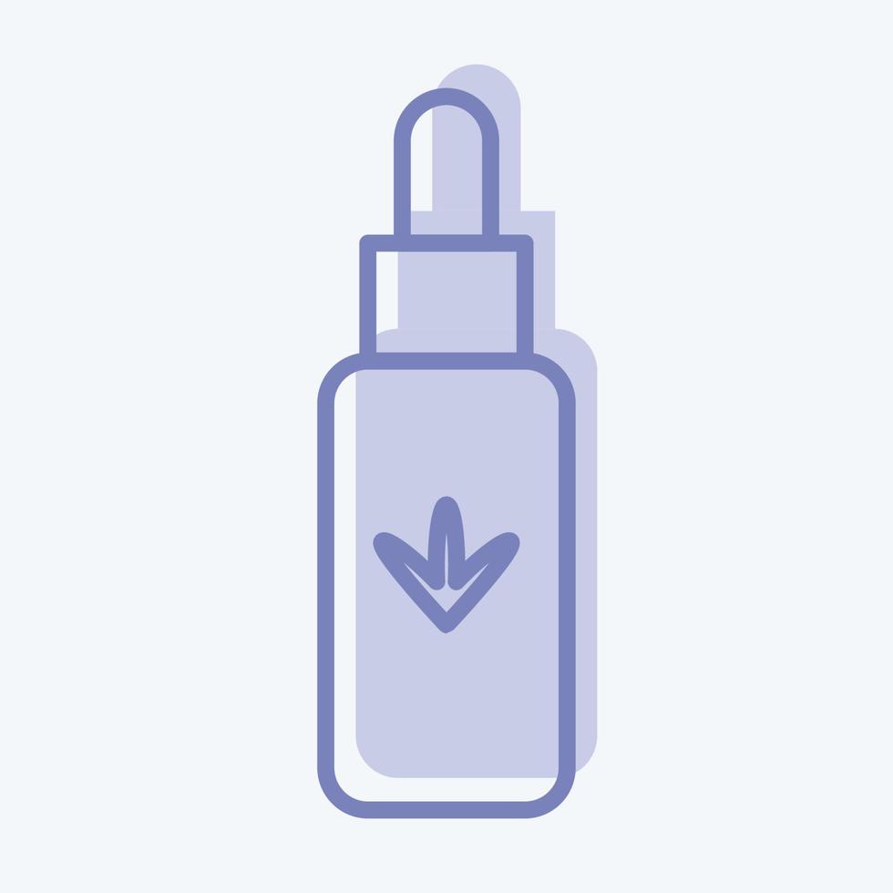 Icon Hemp Oil. related to CBD Oil symbol. simple design editable. simple illustration vector