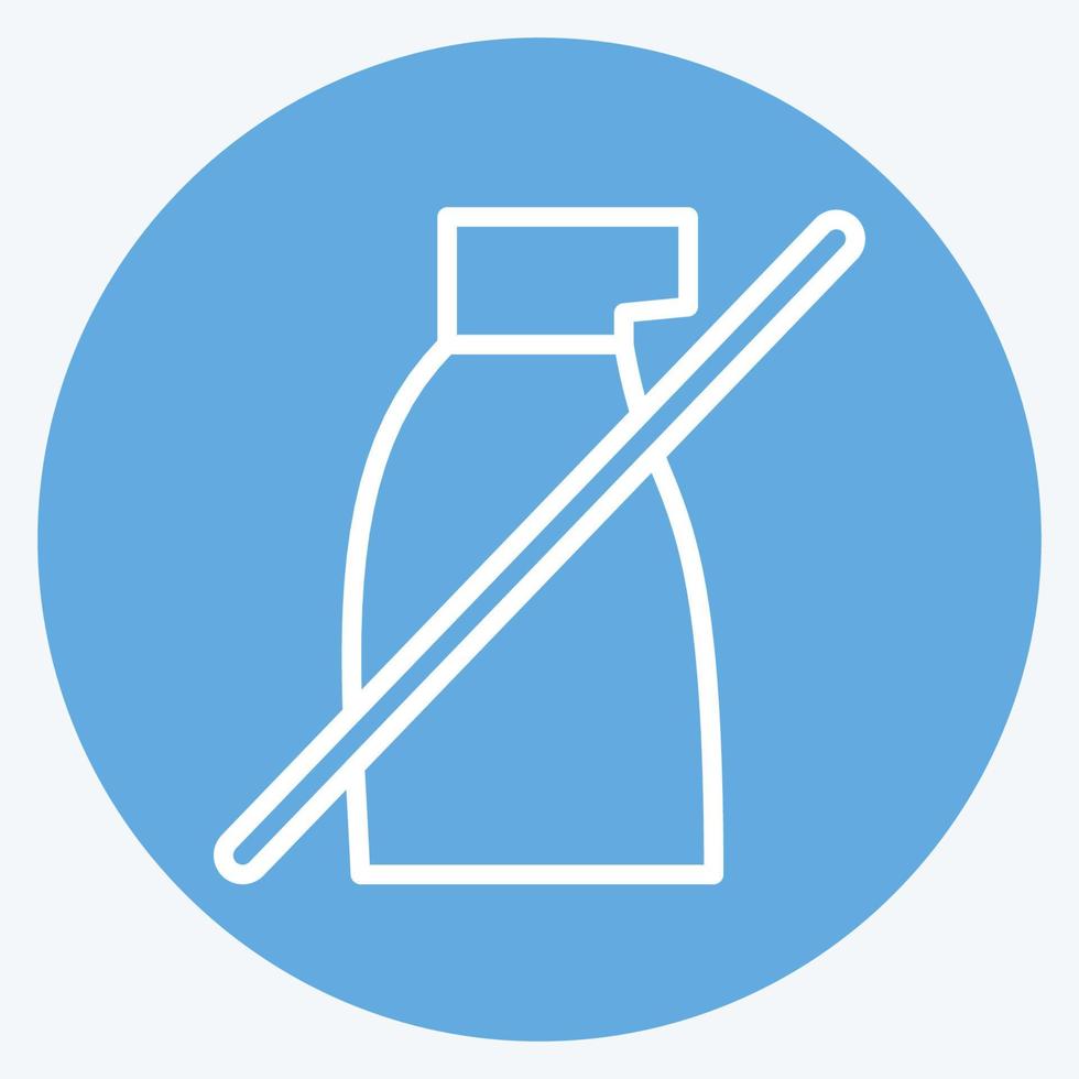 Icon No Pestisides. related to CBD Oil symbol. simple design editable. simple illustration vector
