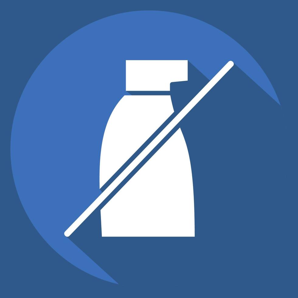 Icon No Pestisides. related to CBD Oil symbol. simple design editable. simple illustration vector