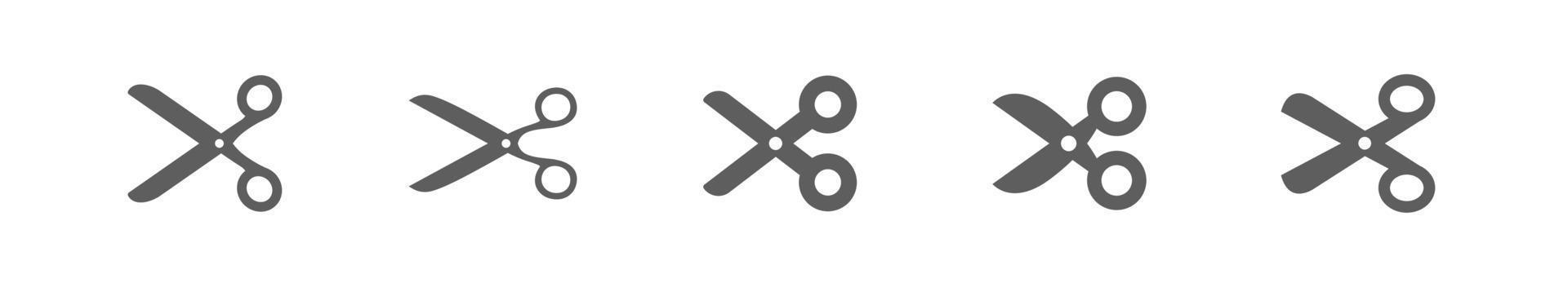 Scissors opened. Simple vector icon. 21856472 Vector Art at Vecteezy