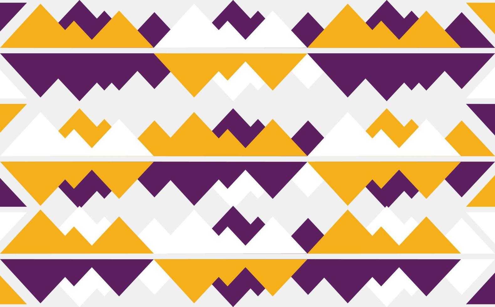 Random colorful mountainous pattern. White, yellow, and purple pattern. Suitable for background, wallpaper, industry, banner, fabric, and cover. vector