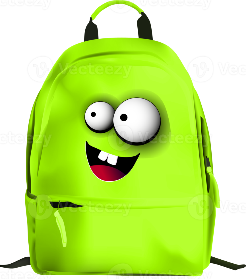 SCHOOL BACKPACK BRIGHT COLORS png