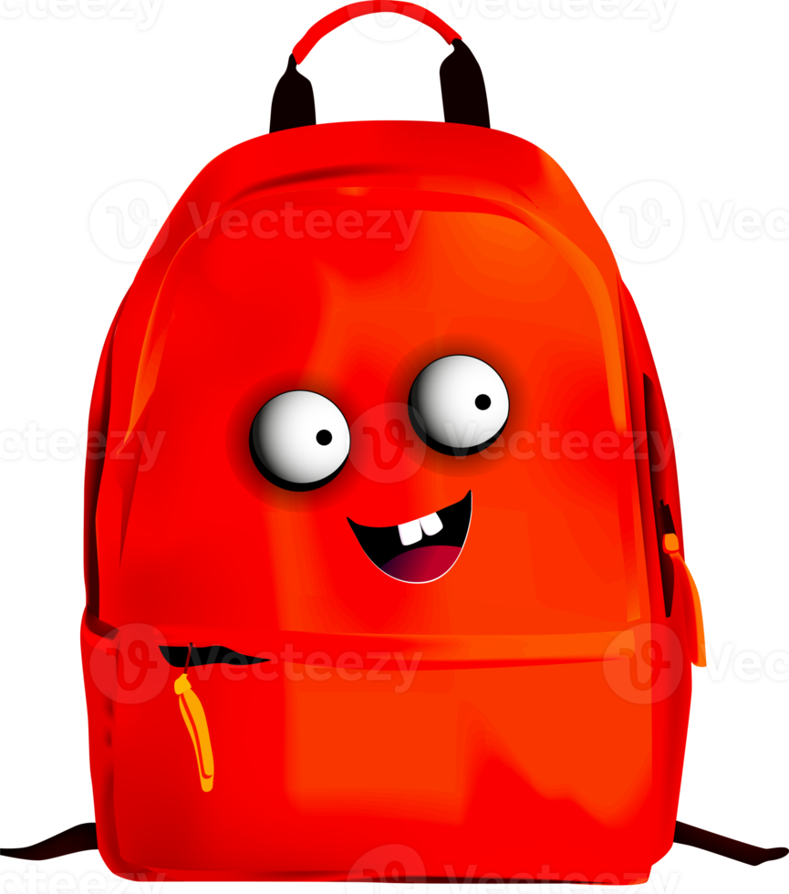 SCHOOL BACKPACK BRIGHT COLORS png