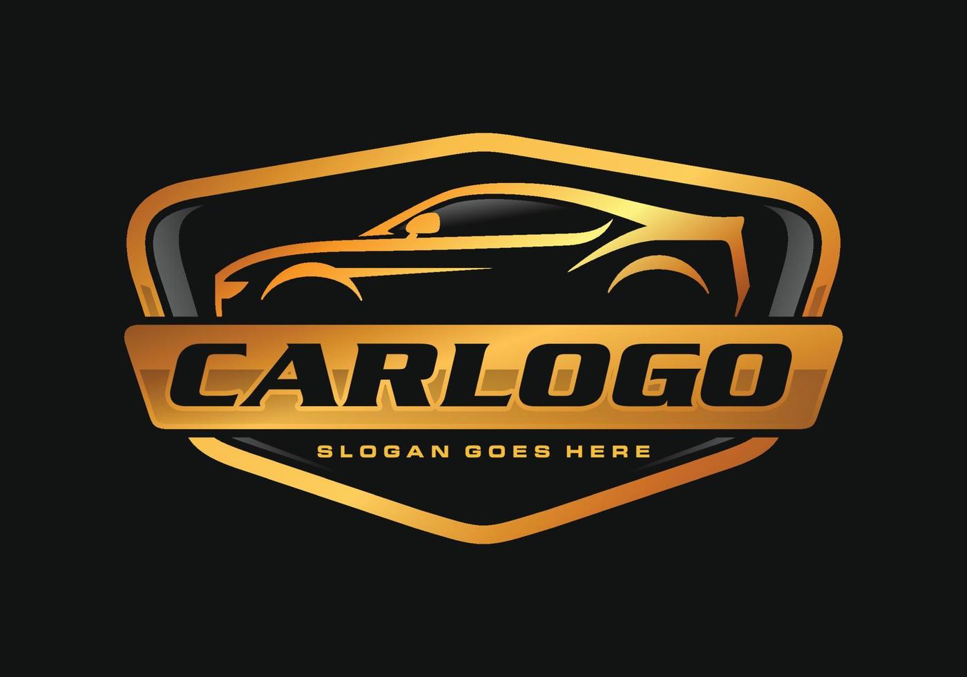 Car automotive logo design vector