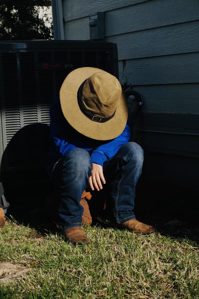 Sleepy Little Cowboy photo