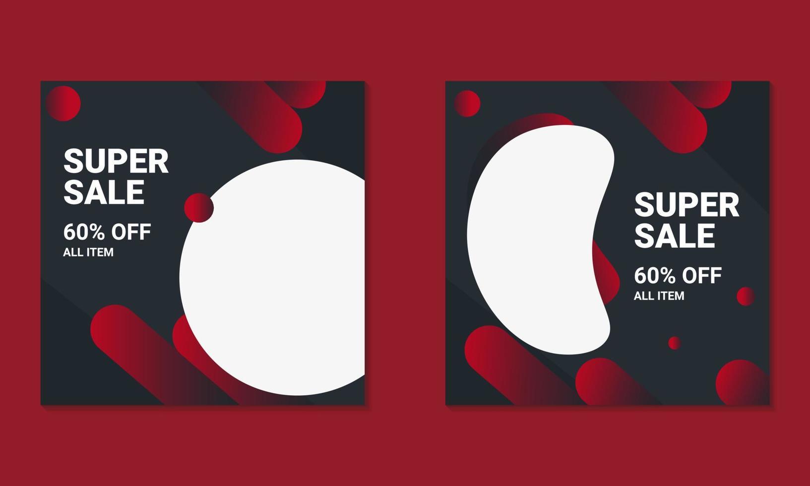 Marketing Social Media Post vector