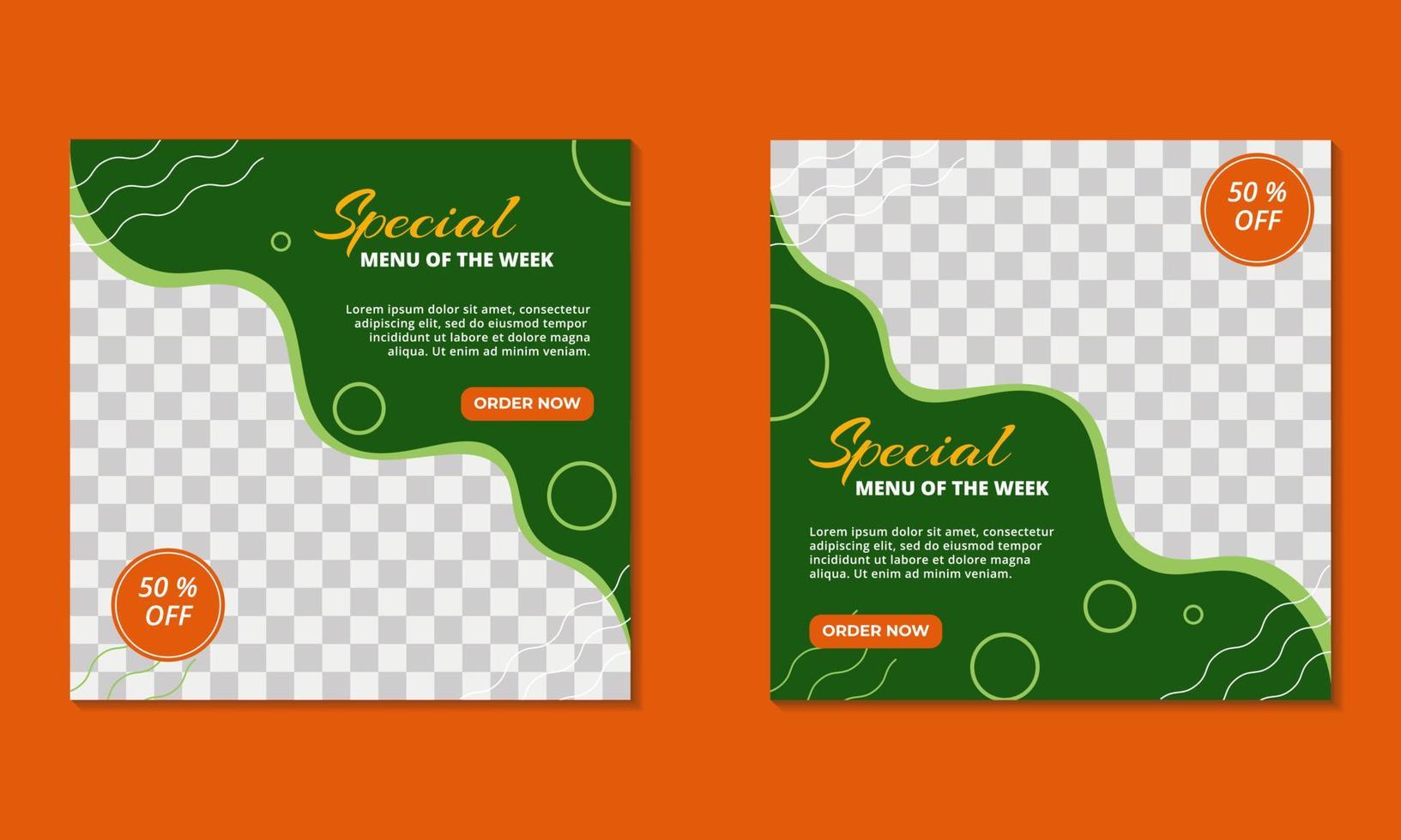 Marketing Social Media Post vector