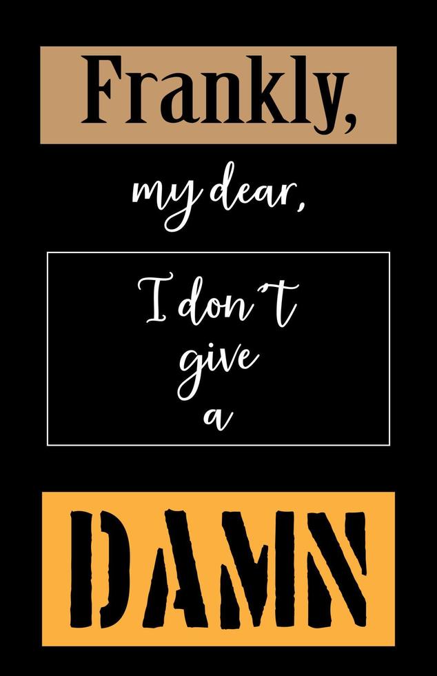 Give a Damn Shirt vector