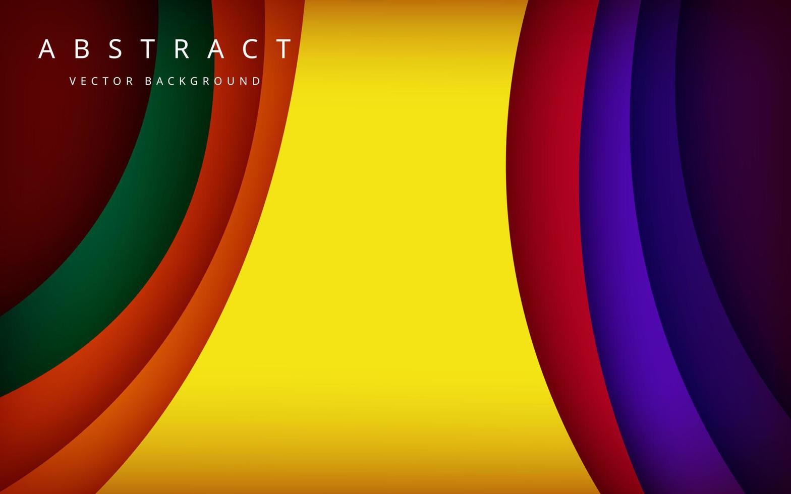 multi colored abstract colorful gradient papercut overlap layers background. eps10 vector