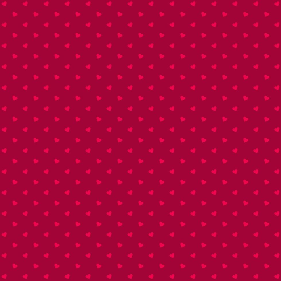 Retro seamless pattern with colorful hearts vector