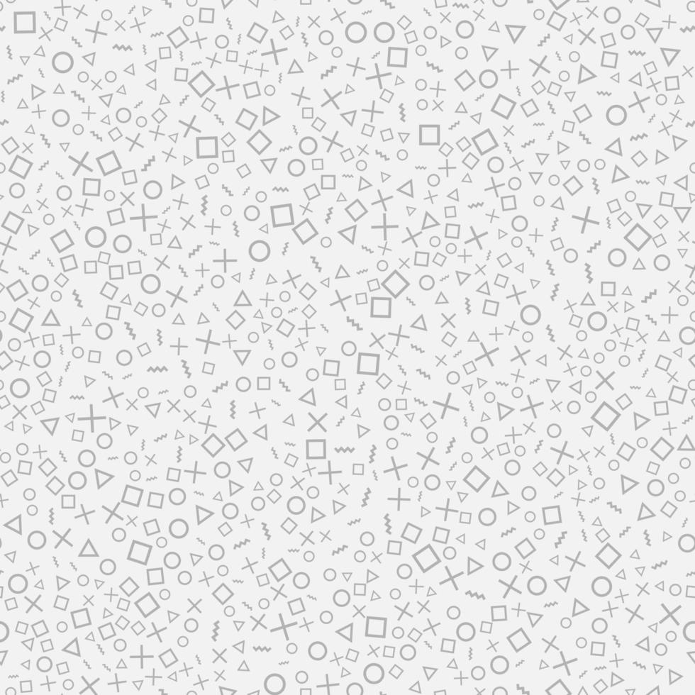 Seamless pattern geometric shapes vector