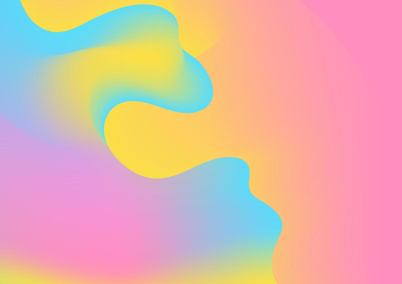 Multicolored pastel abstract minimal background vector