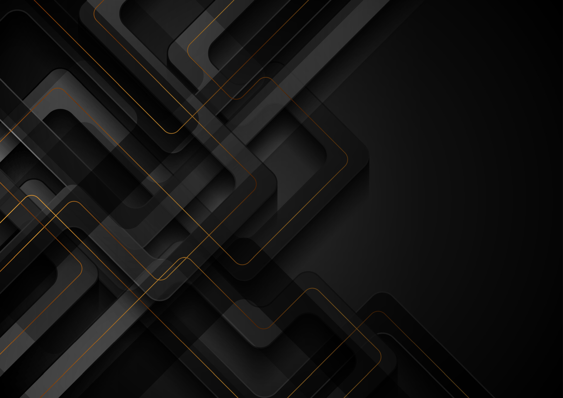 Black geometric vector background with abstract golden lines 21858397