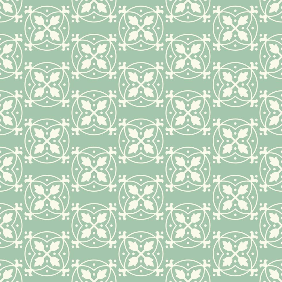 Damask seamless vector pattern. Classic vintage damask ornament, royal victorian geometric seamless pattern for wallpaper, textile, packaging.