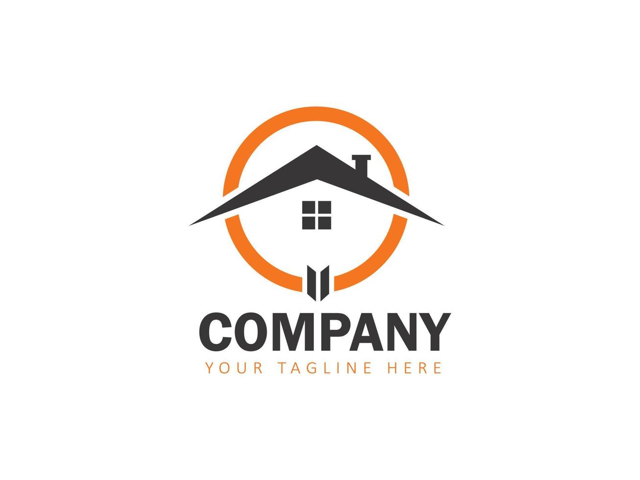 Real estate logo design vector