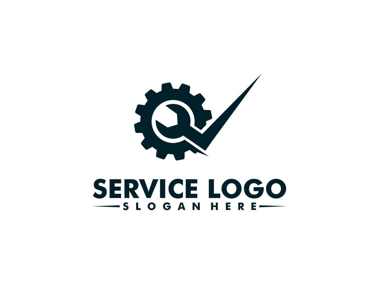 services logo template, Maintenance work icon. Vector
