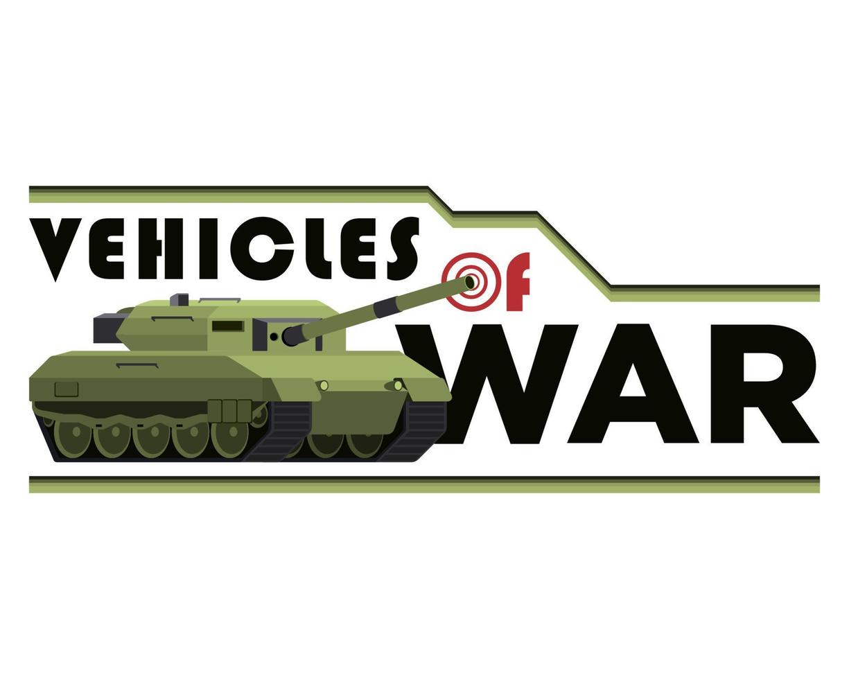 Clásico militar emblema. blindado tanque insignia. vector ilustración aislado en blanco antecedentes.