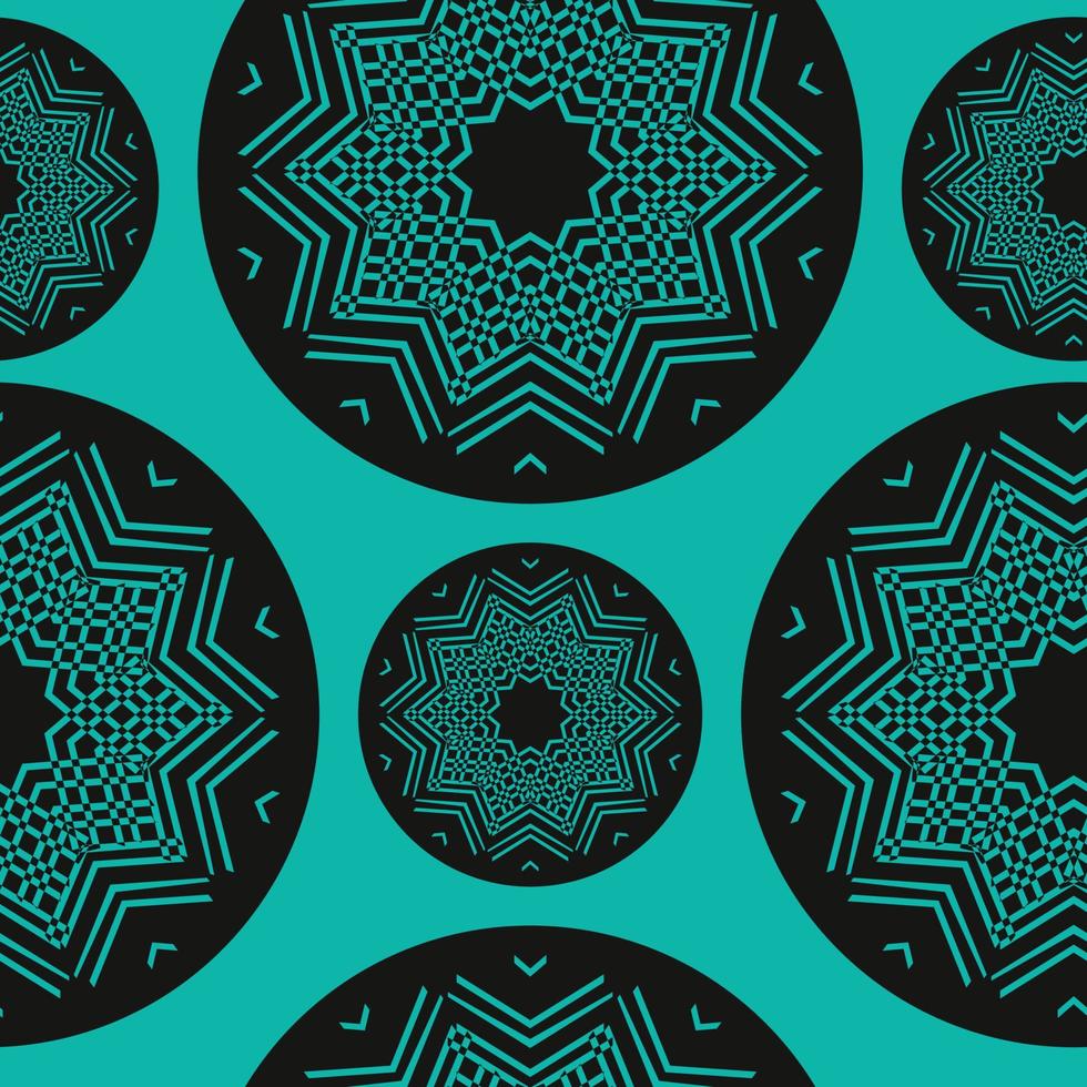 Abstract contemporary seamless pattern of ornament elements. Geometric shapes, textures. Vibrant boho print. Colorful vector illustration isolated on grey background.