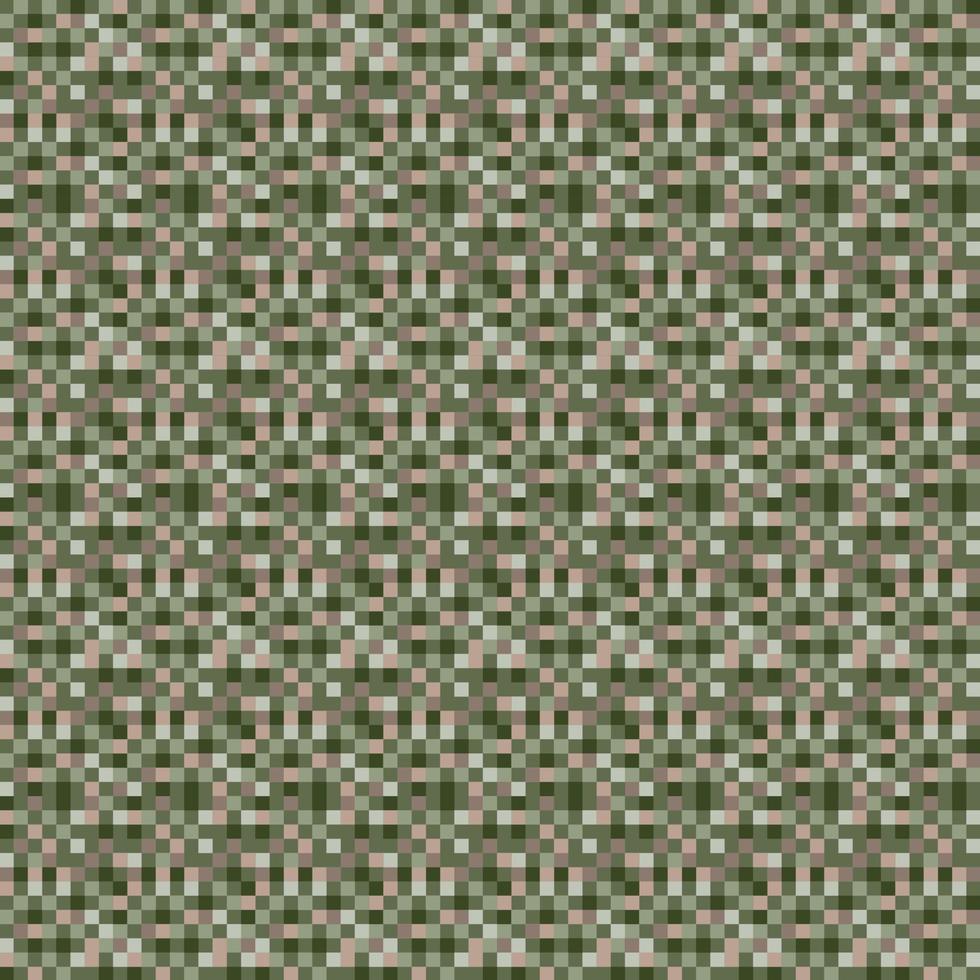 Seamless pattern Pixel Camouflage. Camo. Military texture. Hunting masking ornament. Random square pattern. Colorful vector illustration.
