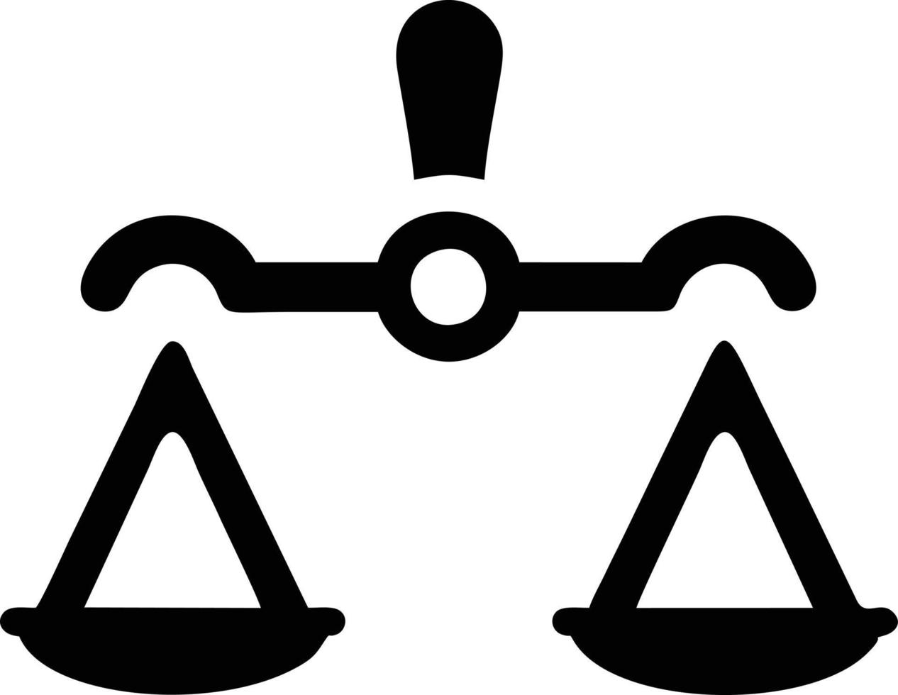 Scale balance icon symbol design, Illustration of the law balance icon vector image. EPS 10