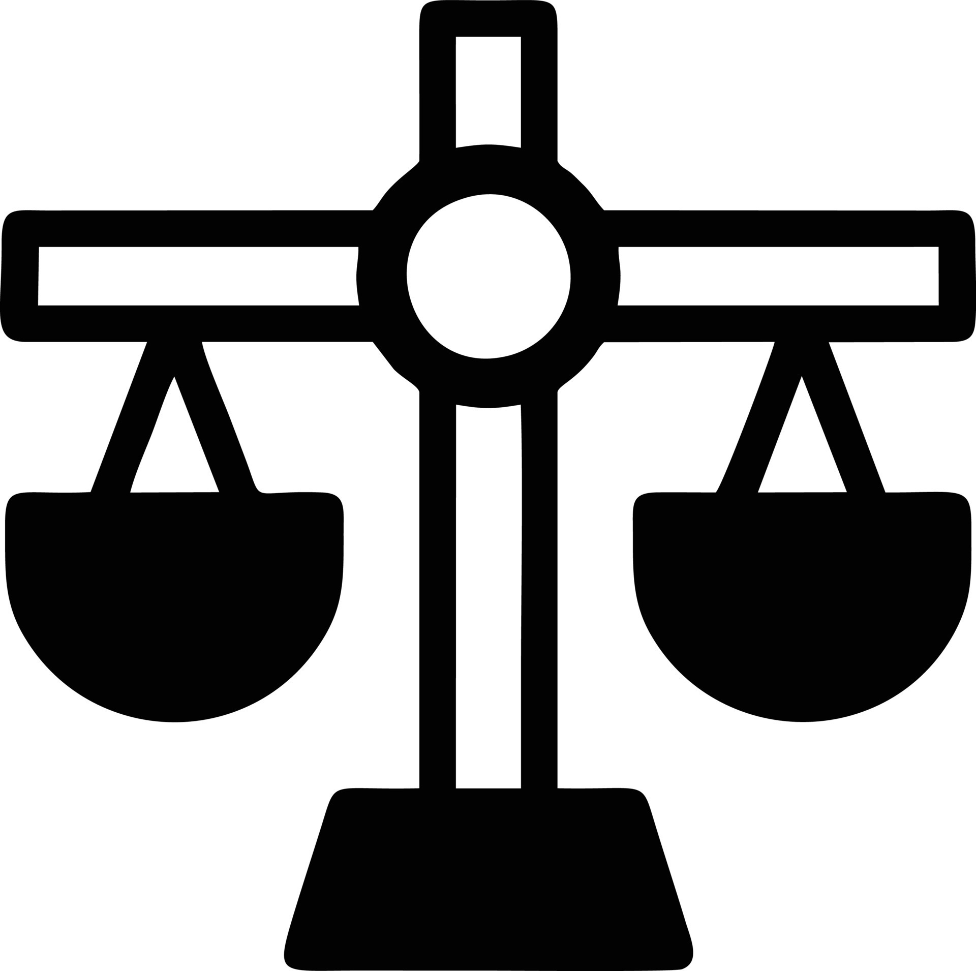 Scale balance icon symbol design, Illustration of the law balance icon vector image. EPS 10