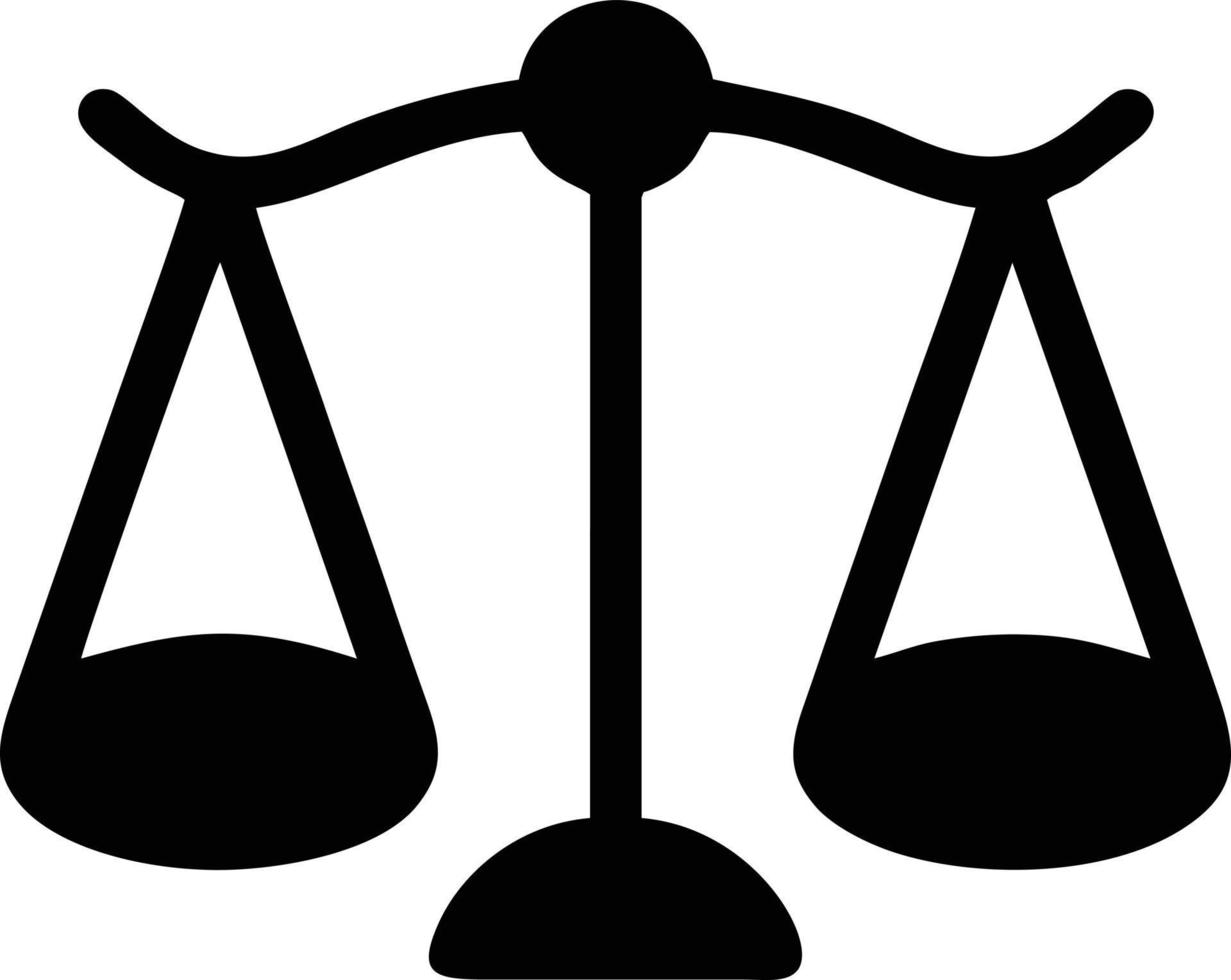 Scale balance icon symbol design, Illustration of the law balance icon vector image. EPS 10