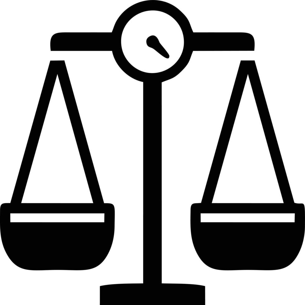 Scale balance icon symbol design, Illustration of the law balance icon vector image. EPS 10
