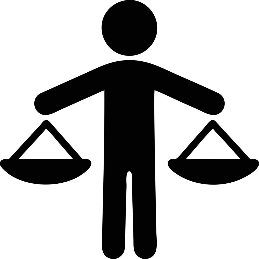 Scale balance icon symbol design, Illustration of the law balance icon vector image. EPS 10